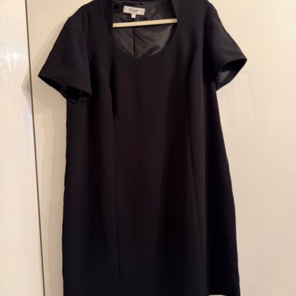 Jones of New York, georgette black dress, size 18 w